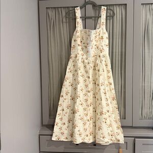 Reformation Tagliatelle Linen Dress Mildred - Size 8